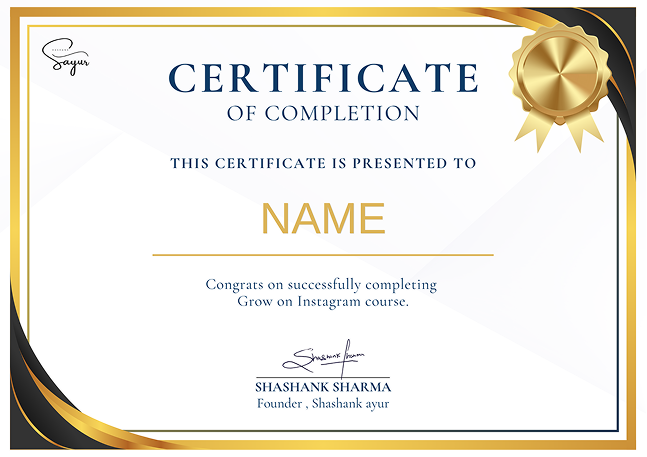 Certificate Illustration